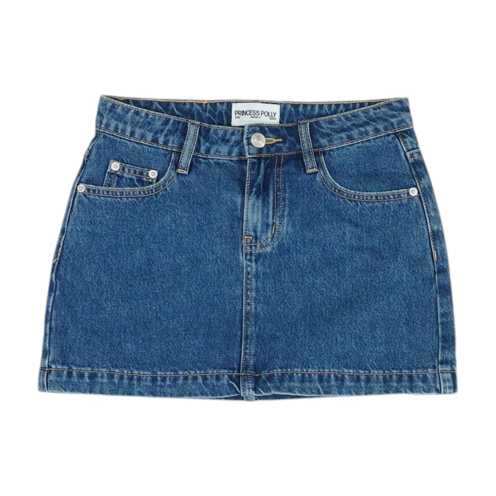 Blue Mini Skirt