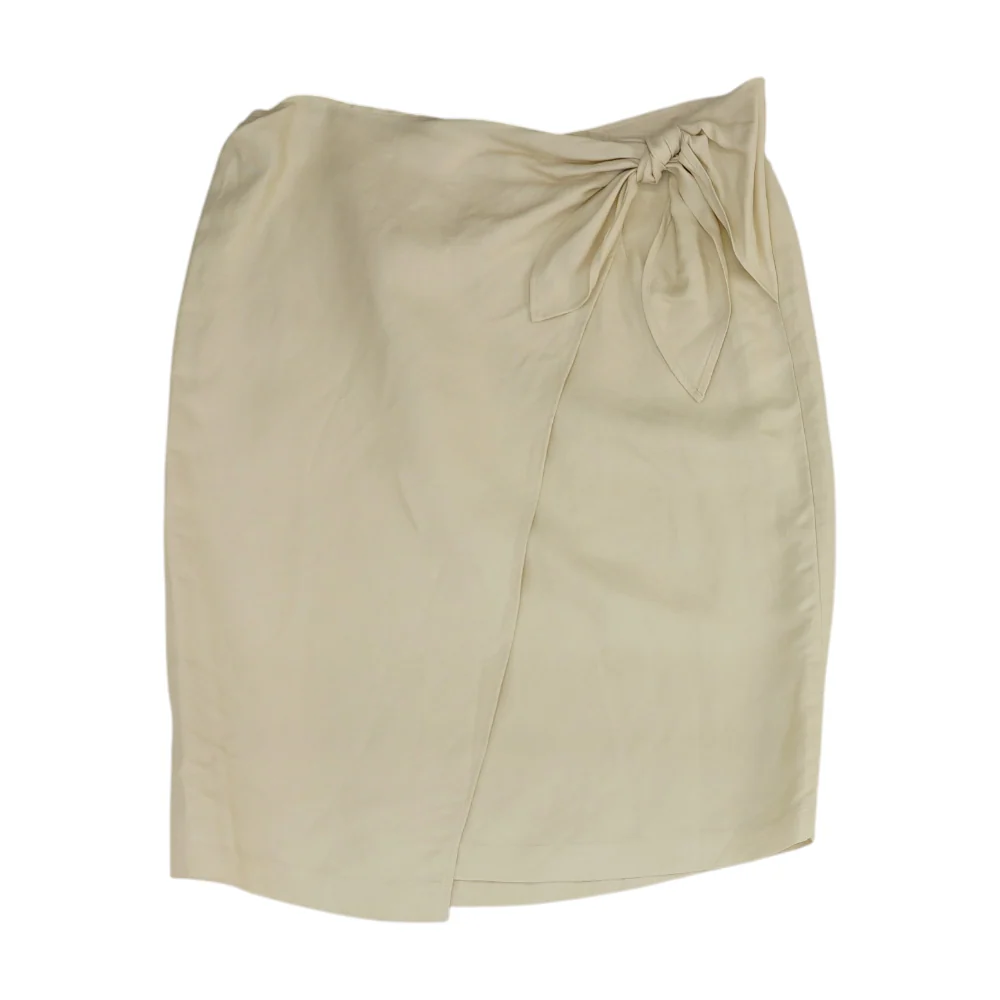 Beige Mini Skirt