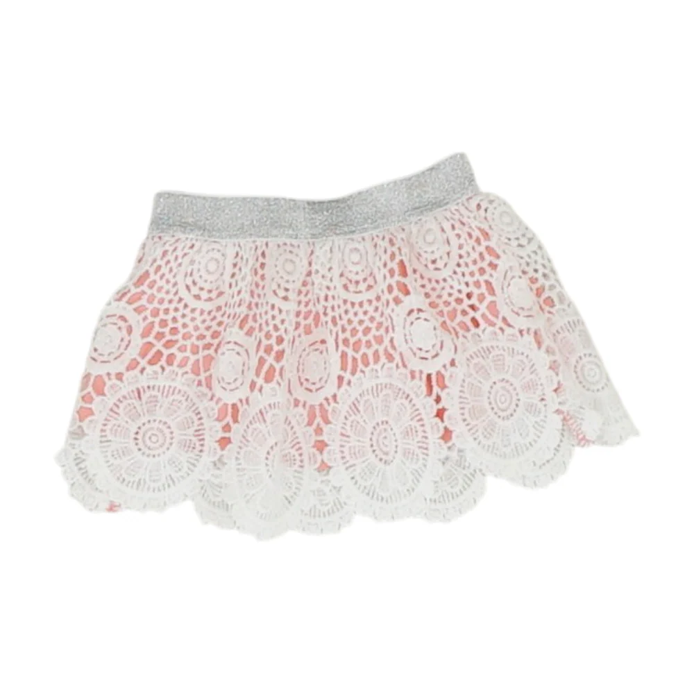 White Floral Skirt - Image 2