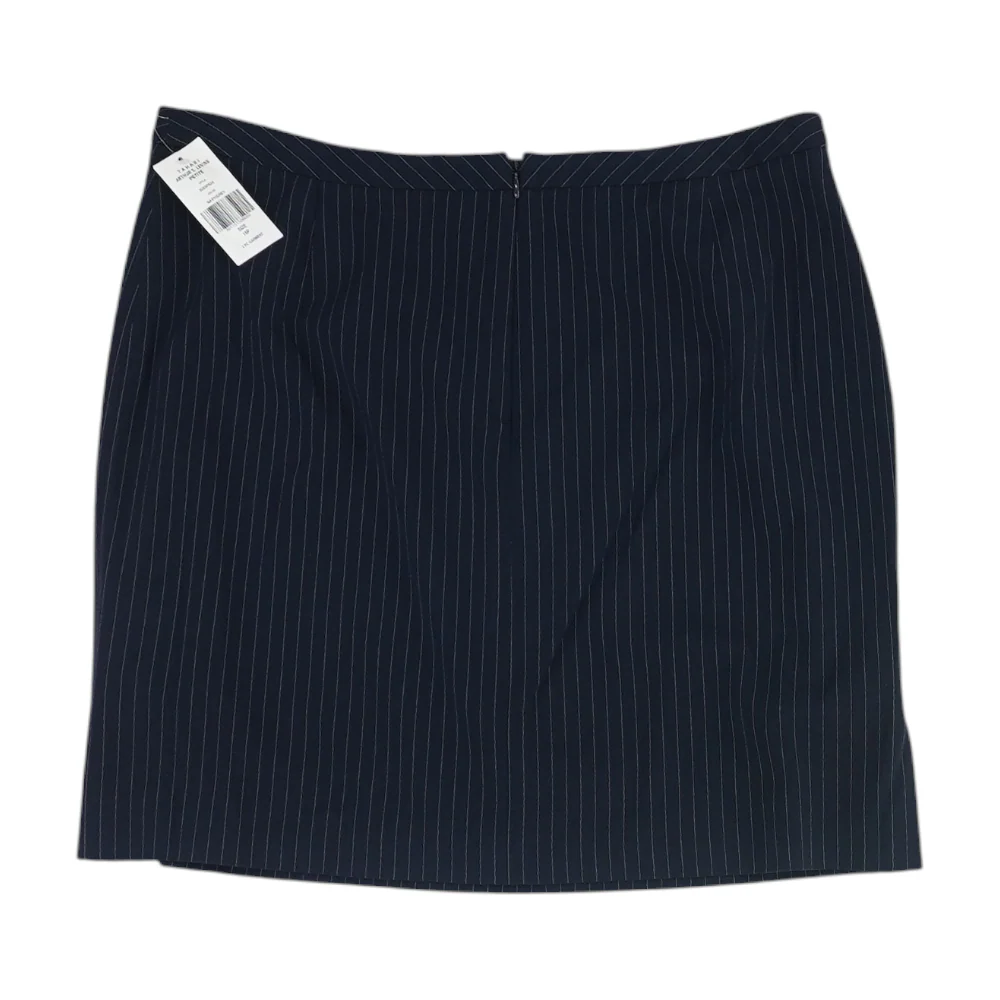 Navy Petite Striped Mini Skirt - Image 2