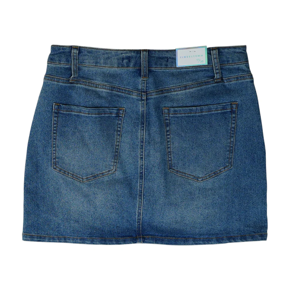 Blue Mini Skirt - Image 2