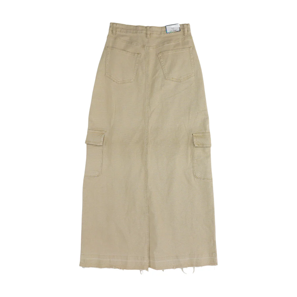 Khaki Maxi Skirt - Image 2