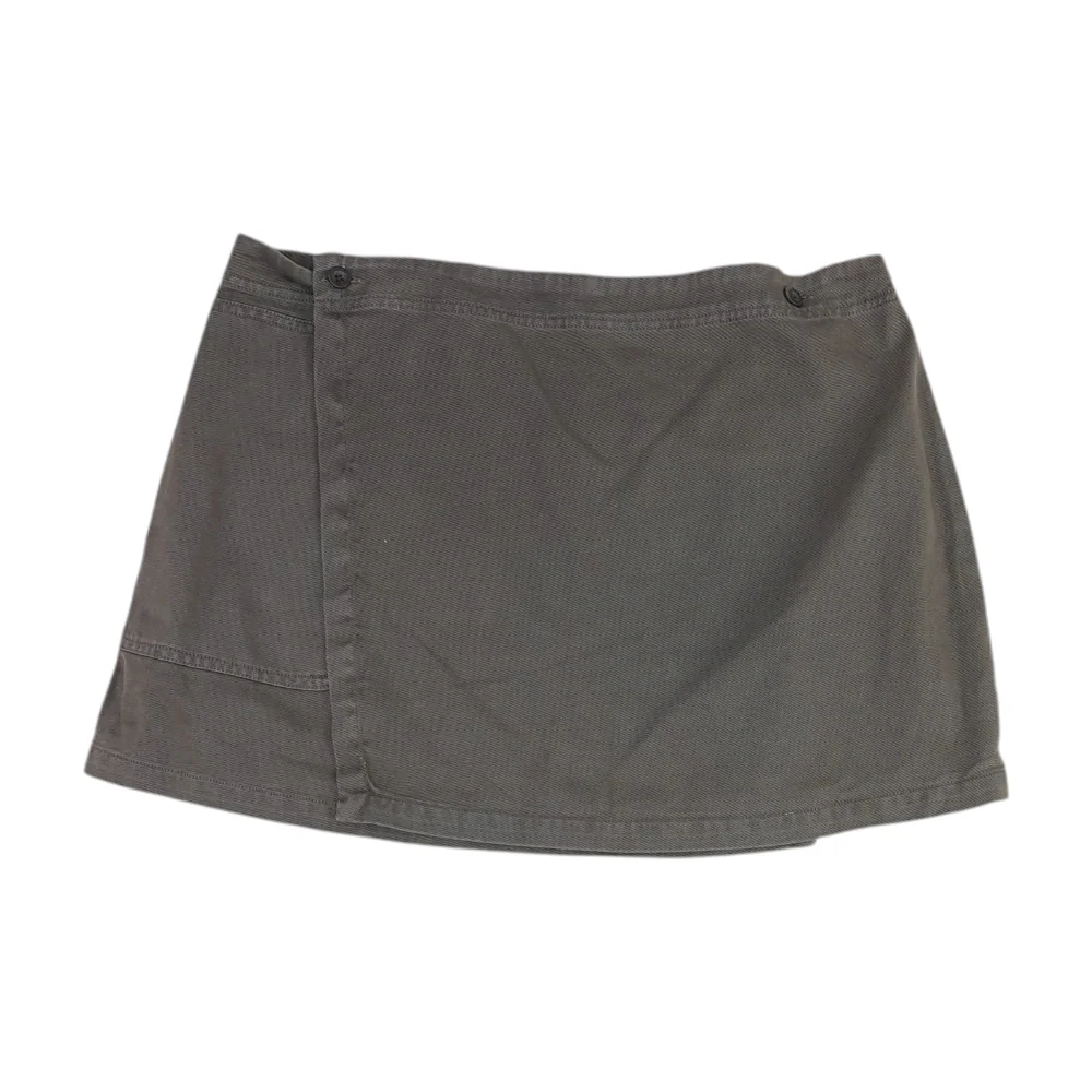 Gray Mini Skirt