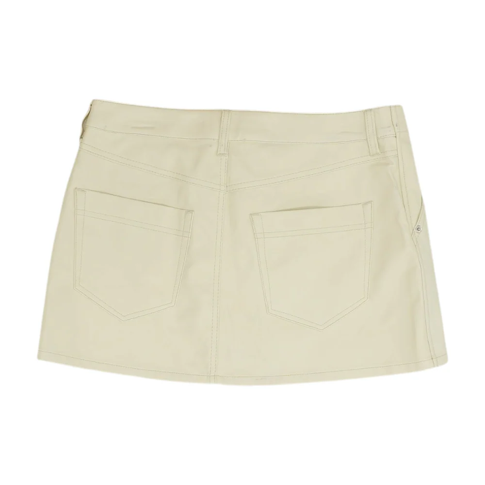 Beige Mini Skirt - Image 2