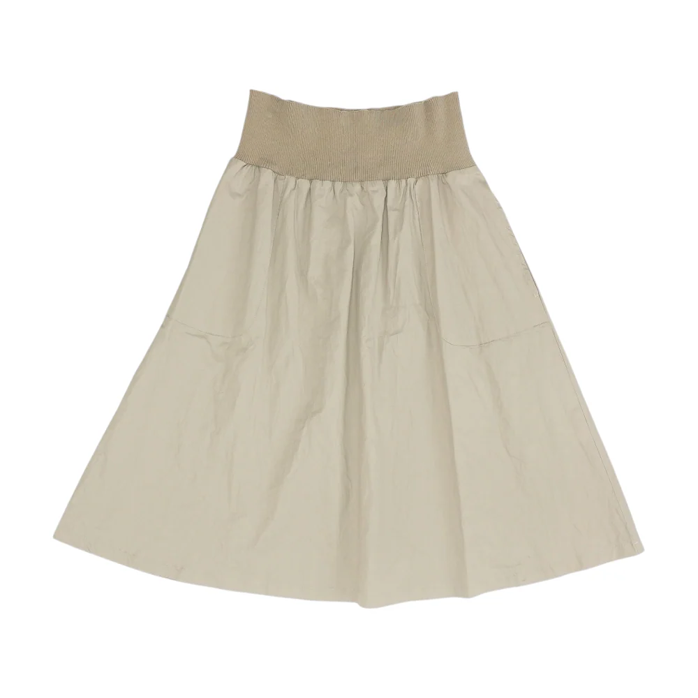 Brown Midi Skirt