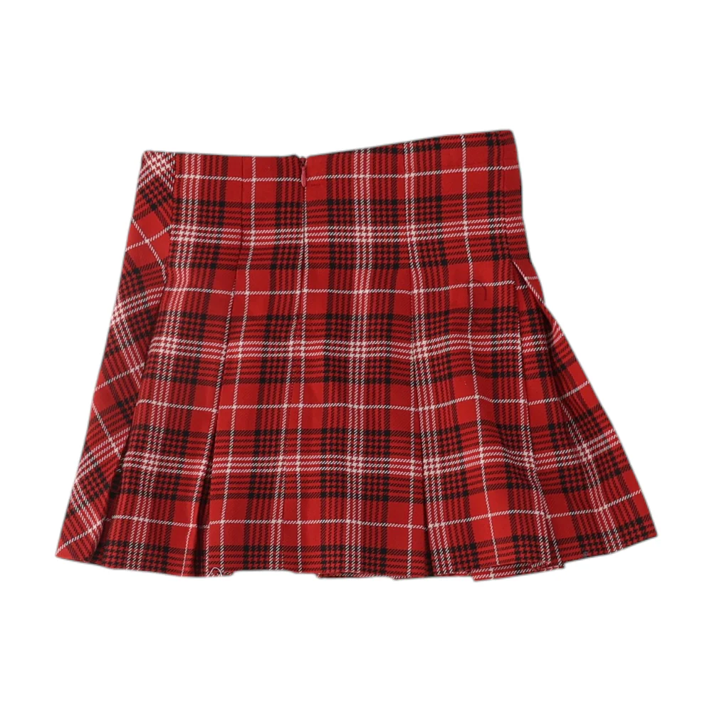 Red Plaid Skirt - Image 2