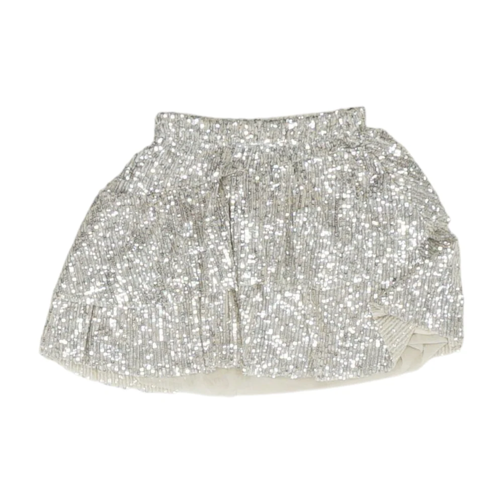 Beige Striped Skirt - Image 2