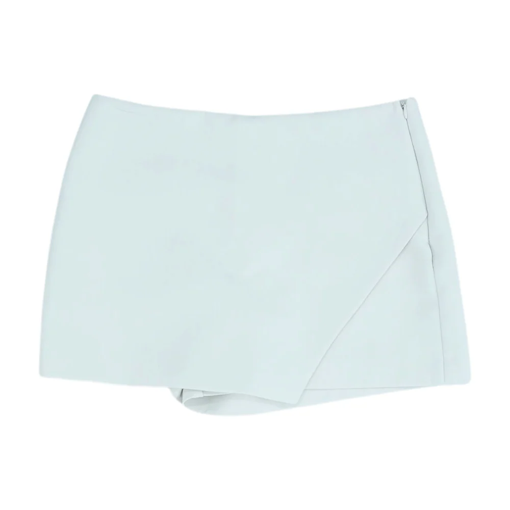 Beige Mini Skirt