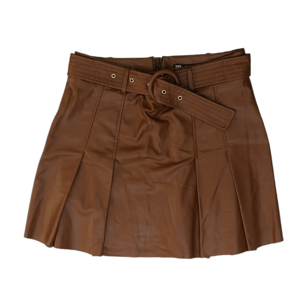 Brown Mini Skirt