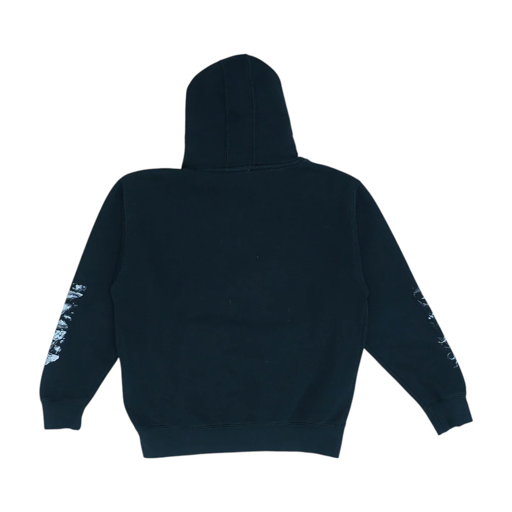 Black Solid Hoodie Pullover - Image 2