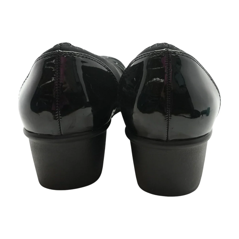 Black Slip-On Flats - Image 2