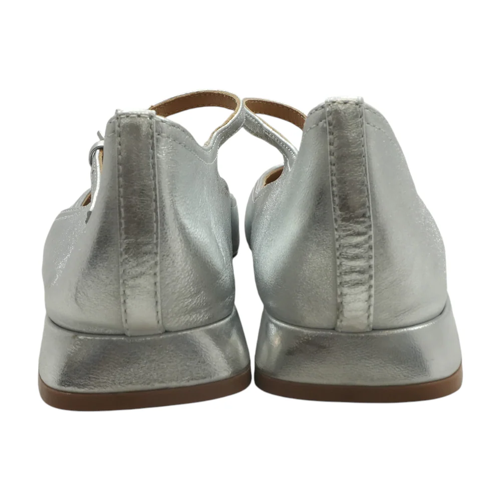 Silver Slip-On Flats - Image 2