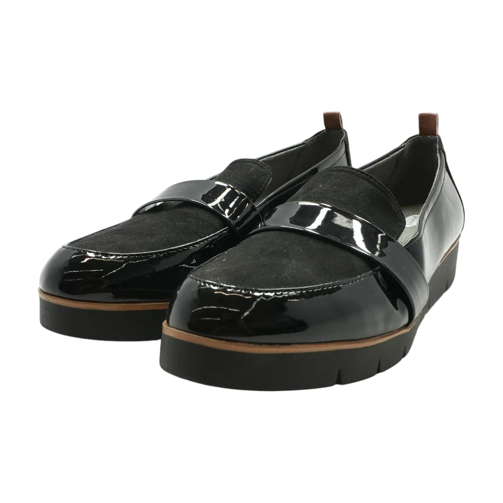 Black Slip-On Flats