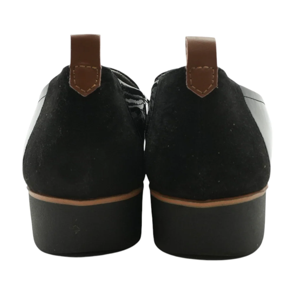 Black Slip-On Flats - Image 2