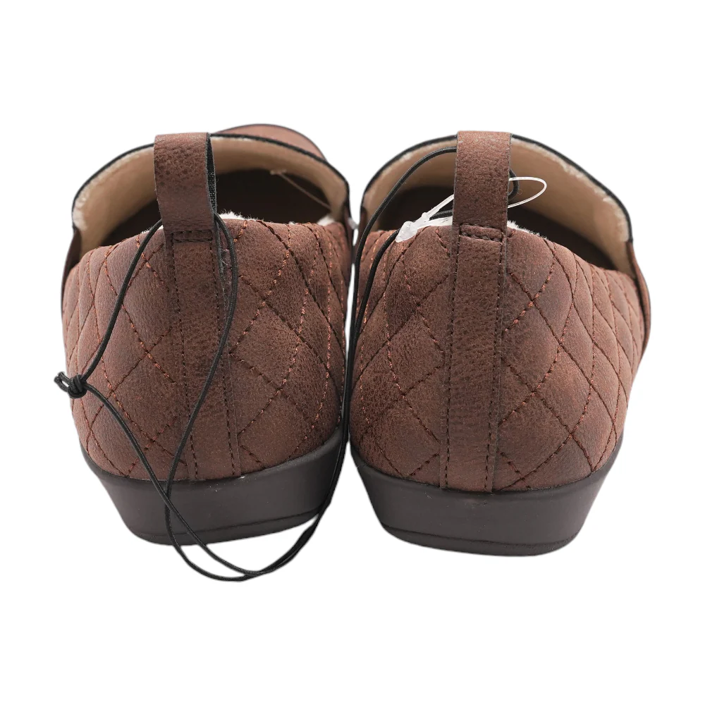 Brown Slip-On Flats - Image 2