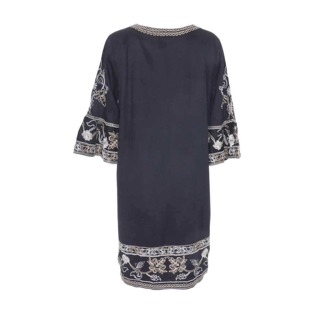 Black Floral Midi Dress - Image 2