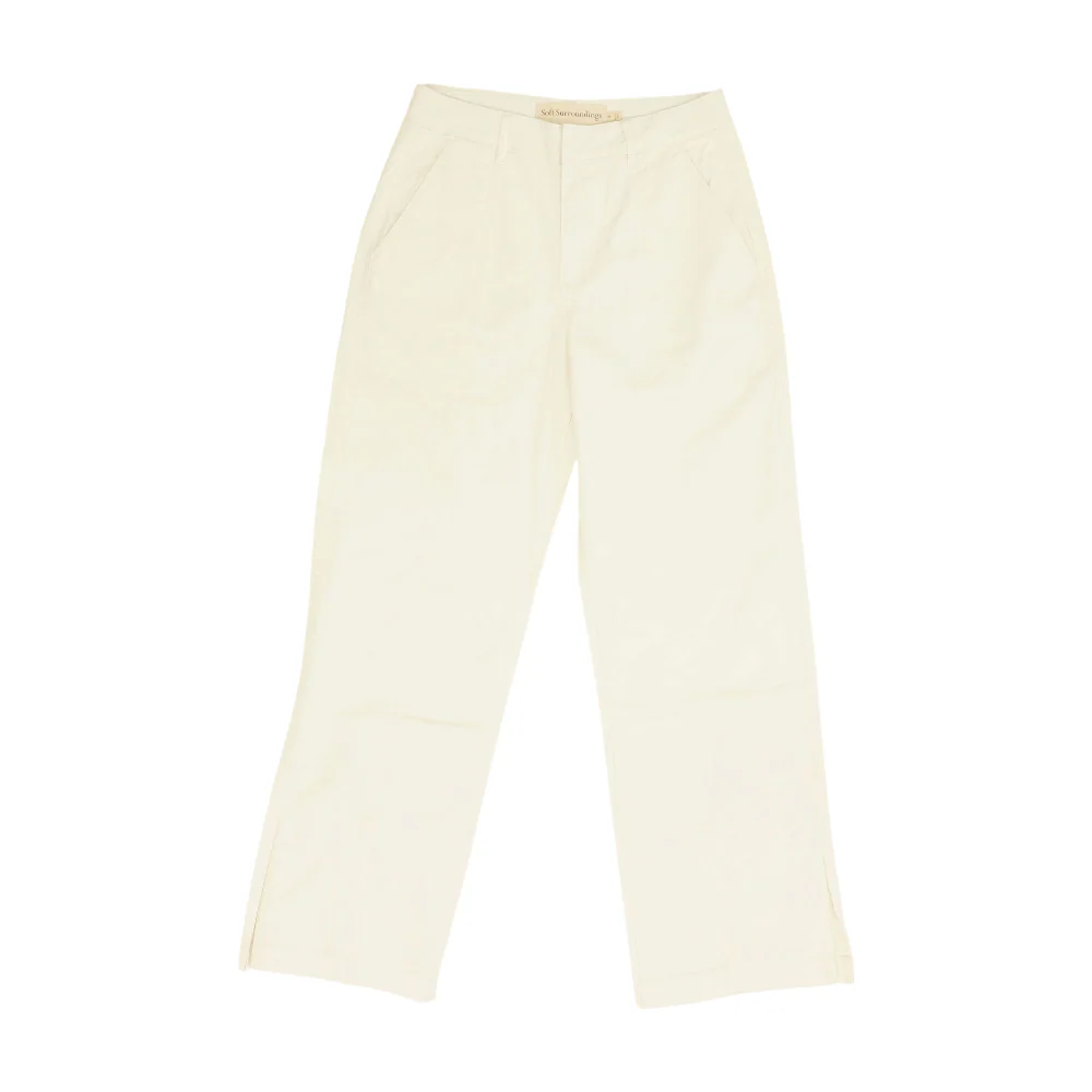 Ivory Wide Leg Pants