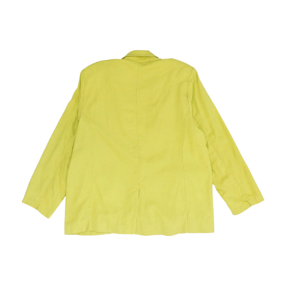 Green Solid Blazer - Image 2