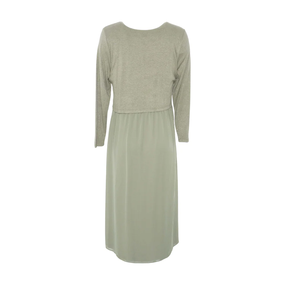 Olive Petite Midi Dress - Image 2