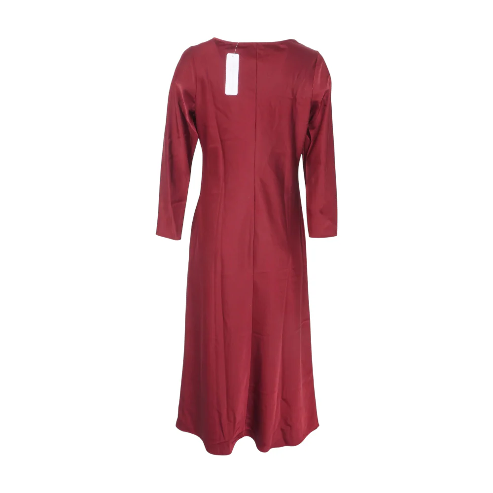 Maroon Petite Midi Dress - Image 2