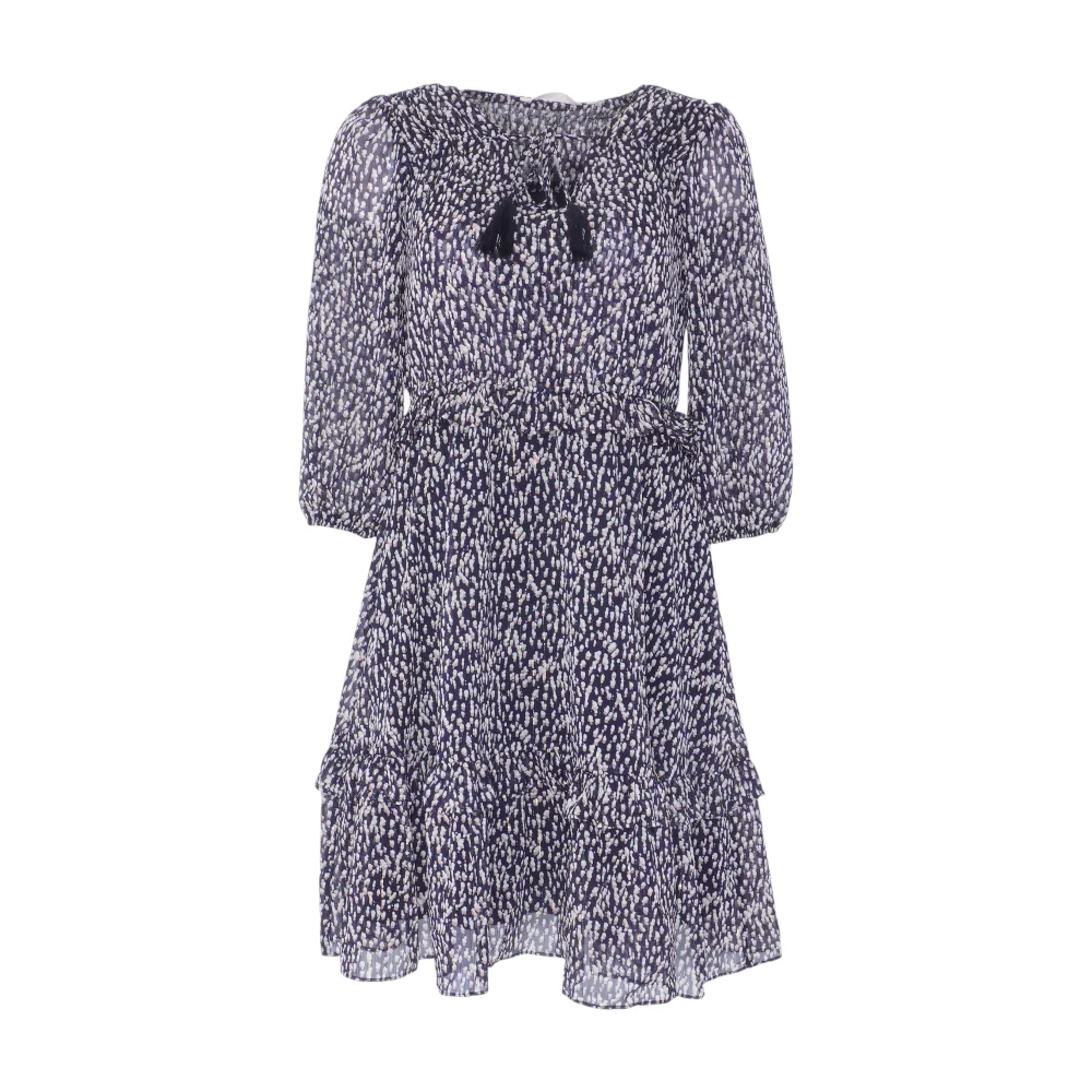 Black Print Mini Dress