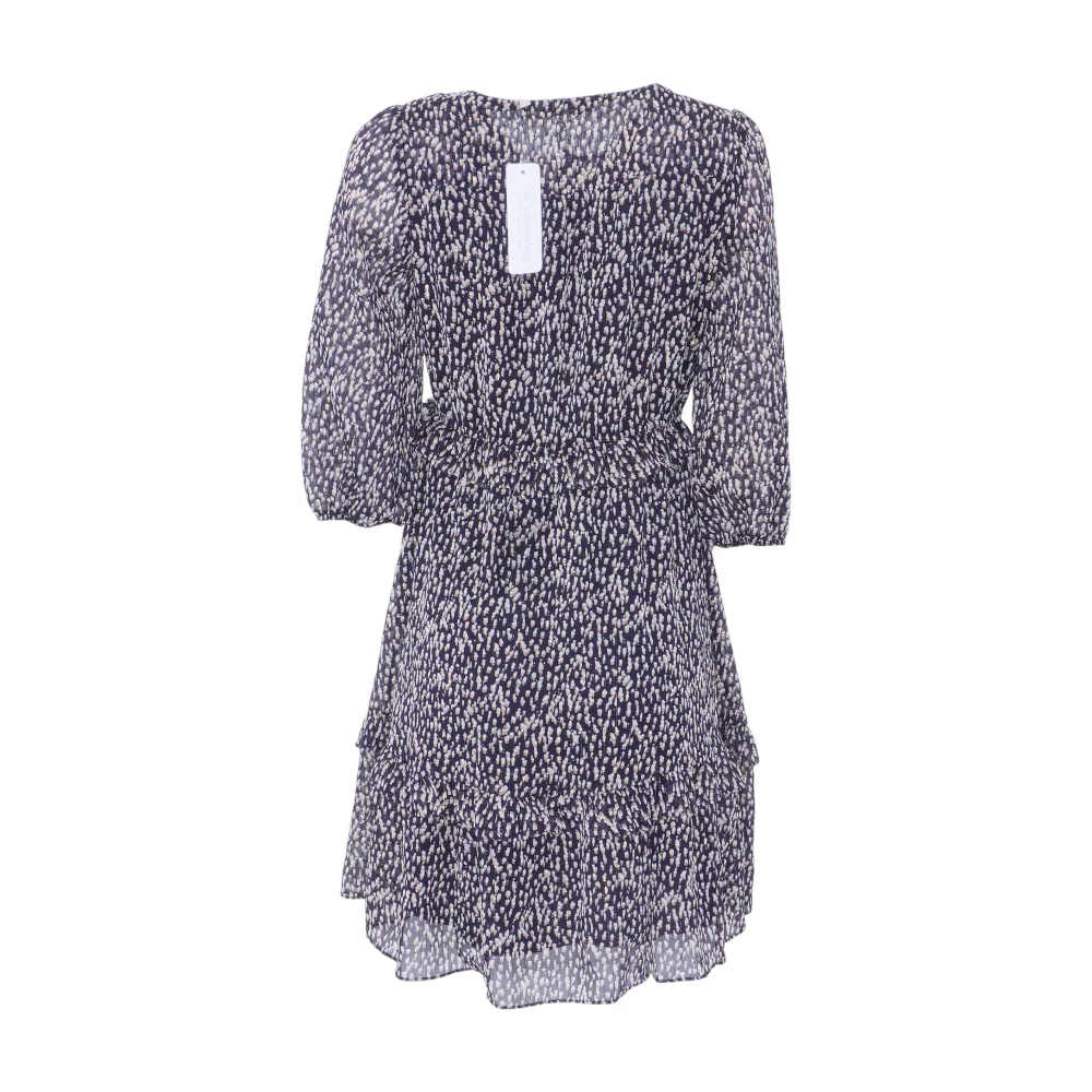 Black Print Mini Dress - Image 2