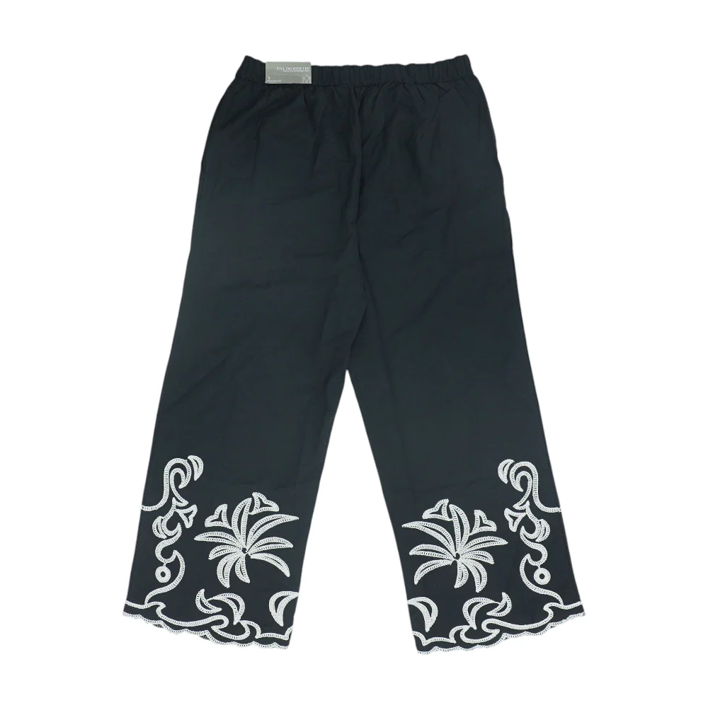 Black Wide Leg Pants - Image 2