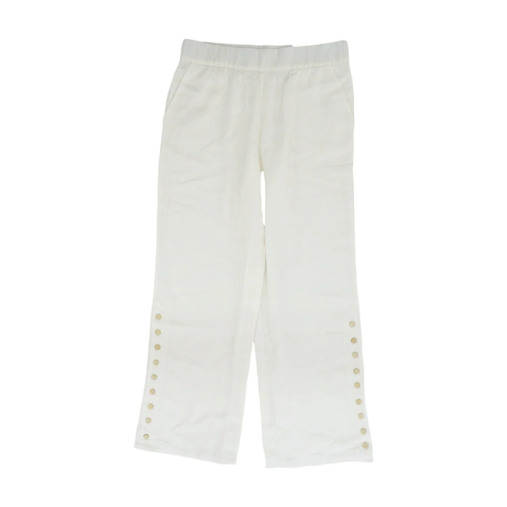 Ivory Wide Leg Pants