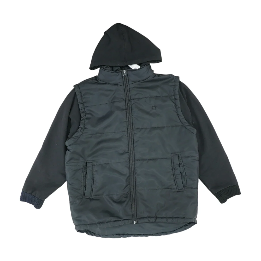 Black Solid Active Jacket