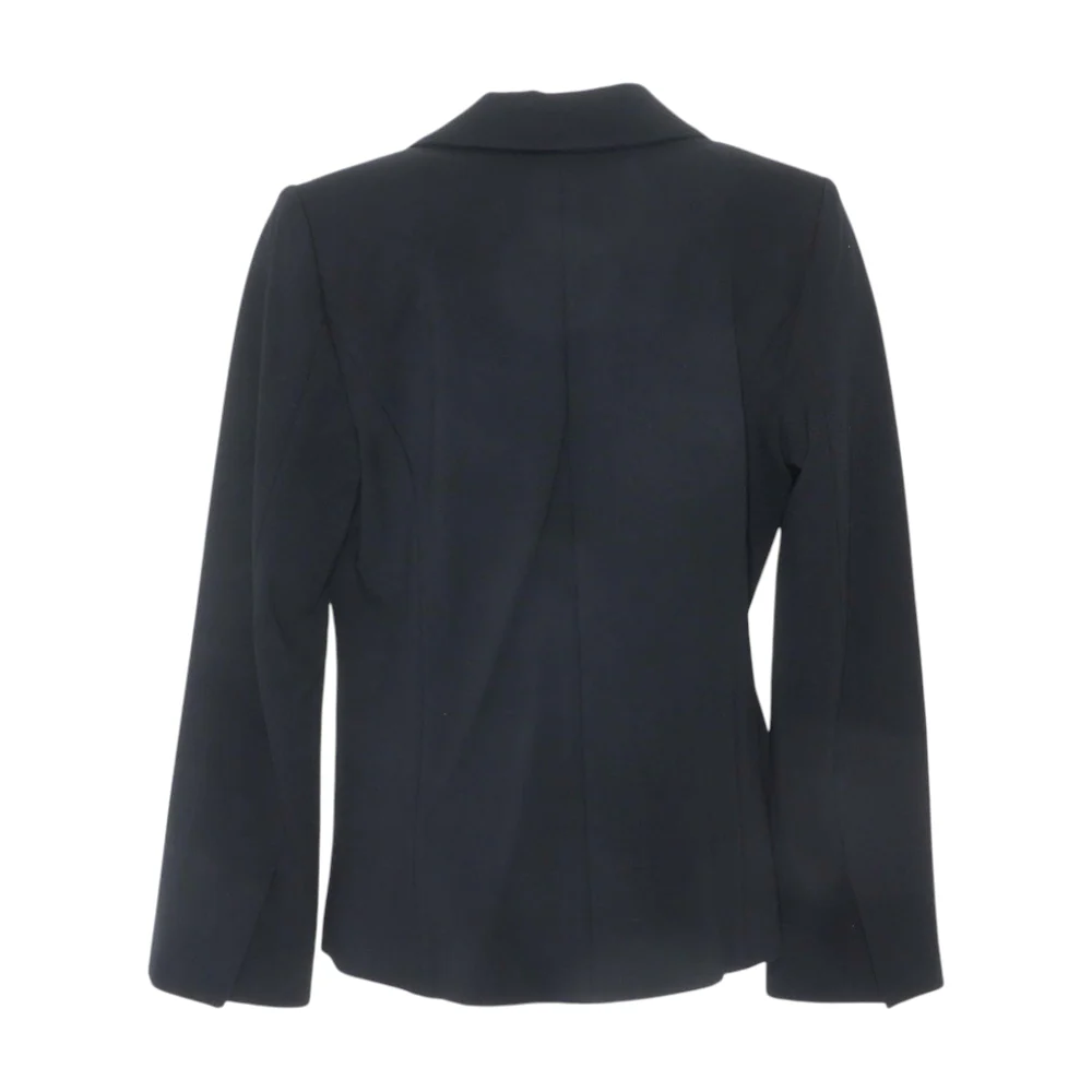 Black Solid Blazer - Image 2