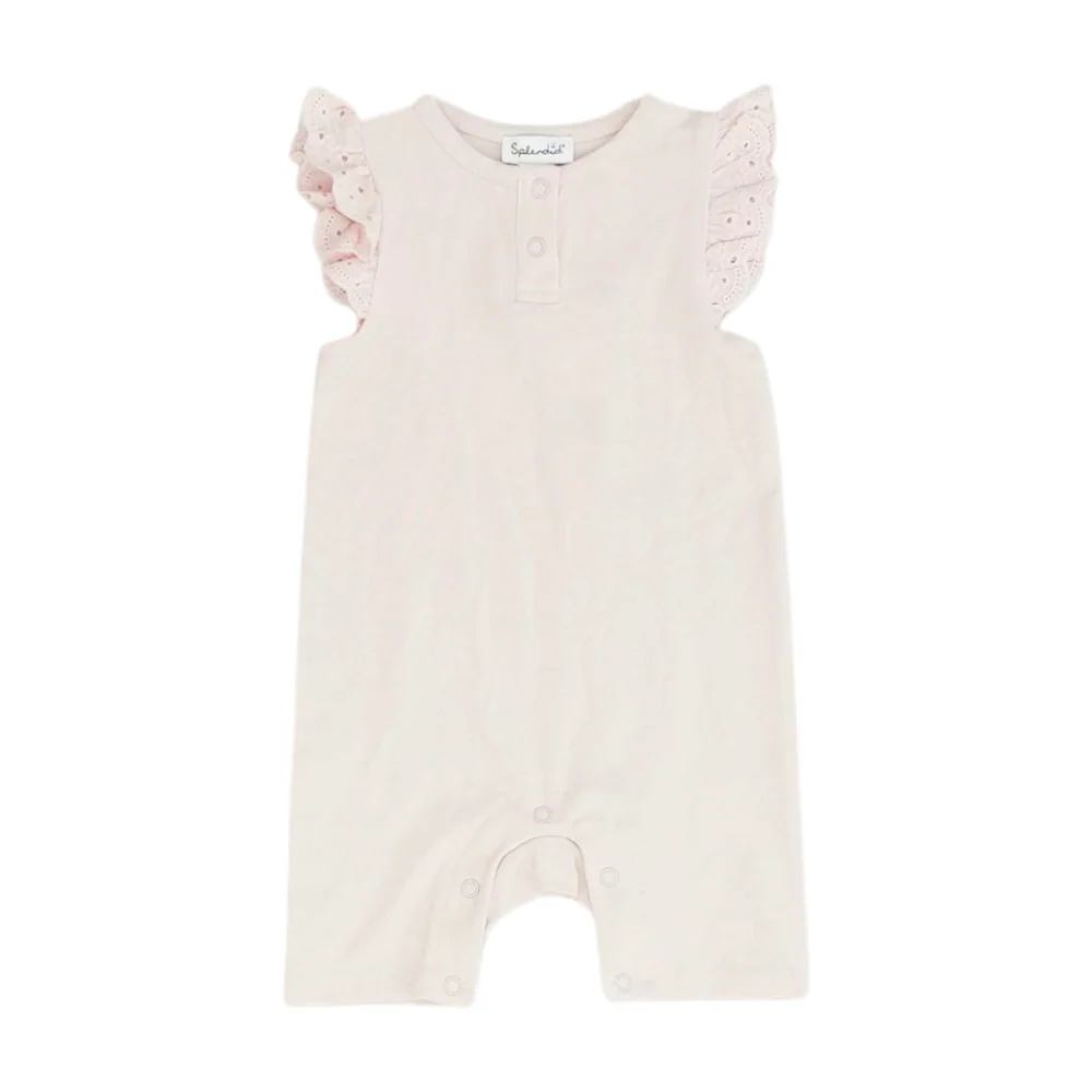 Pink Short Sleeve One-Piece