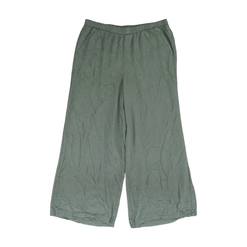Green Wide Leg Pants