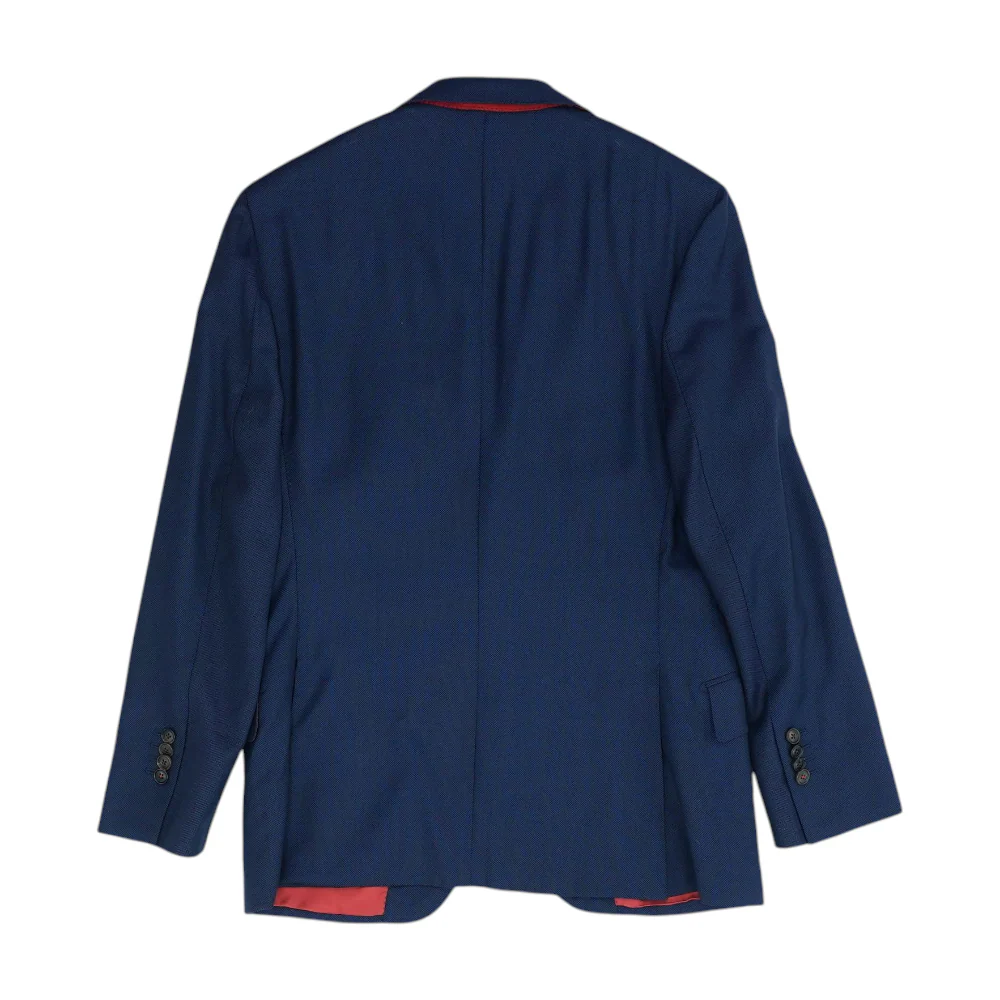 Navy Print Sport Coat - Image 2