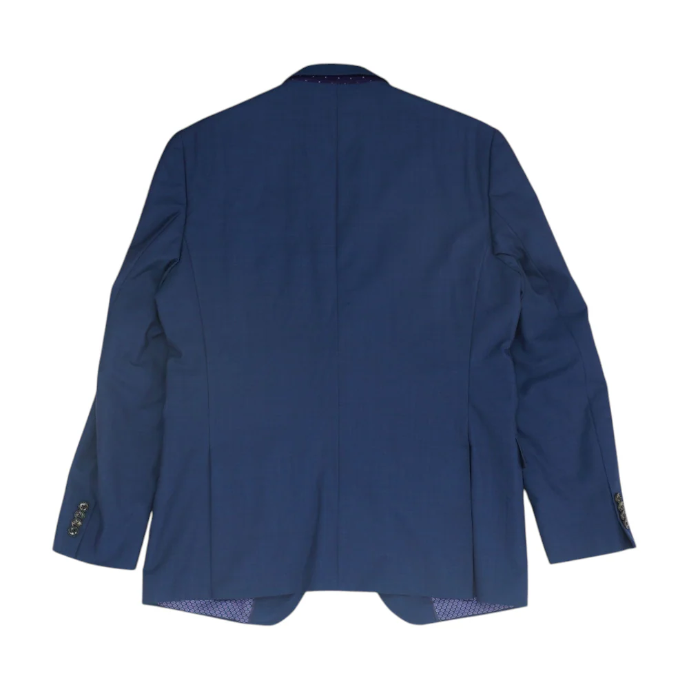 Navy Solid Sport Coat - Image 2