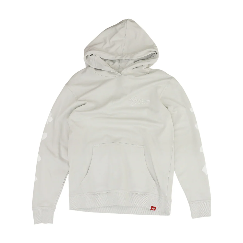 Gray Solid Hoodie Pullover