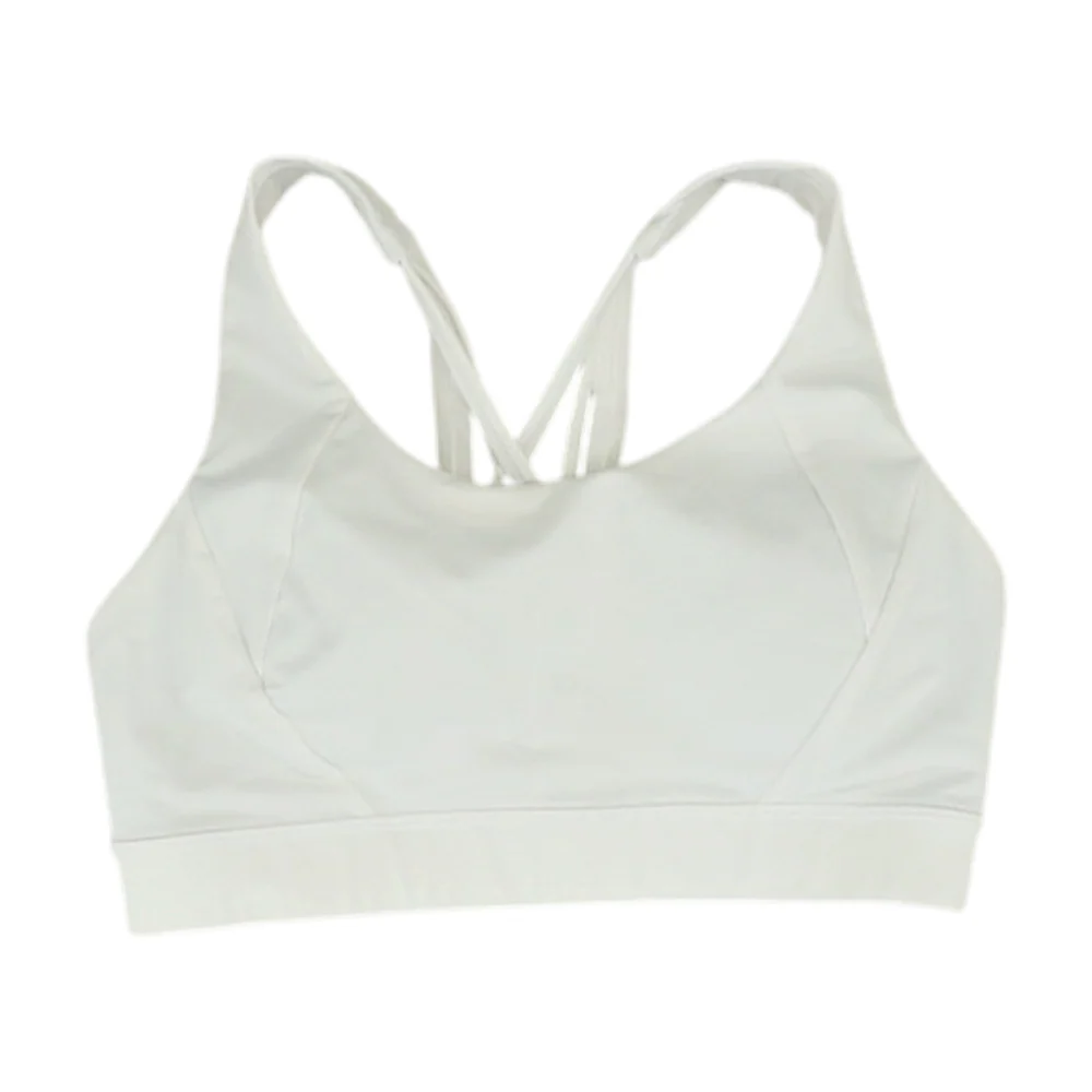 White Sports Bra