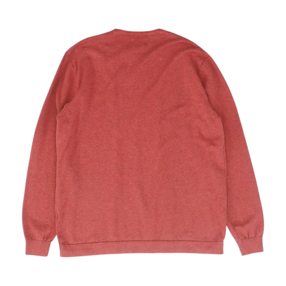 Red Solid Sweatshirt Pullover - Image 2