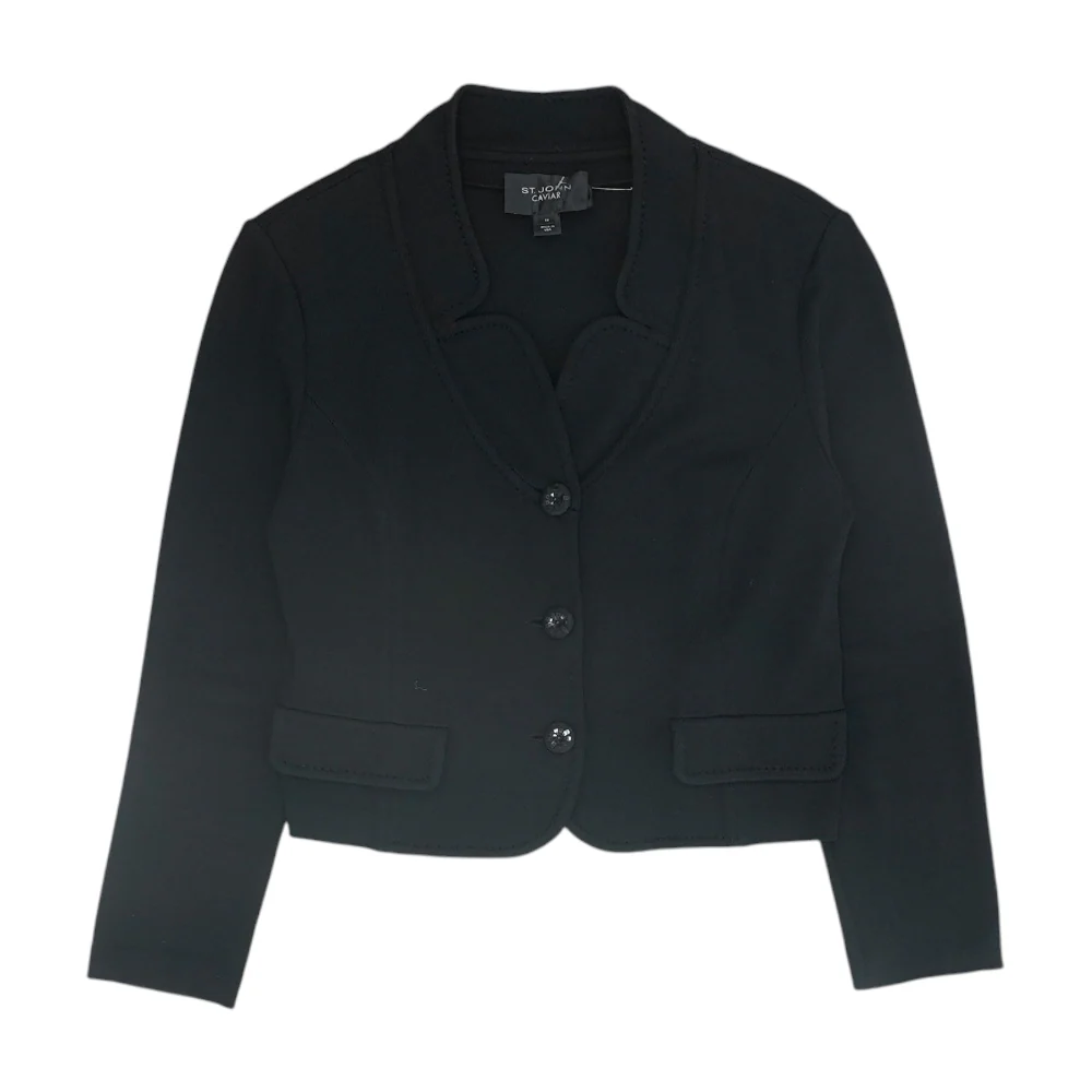 Black Solid Blazer