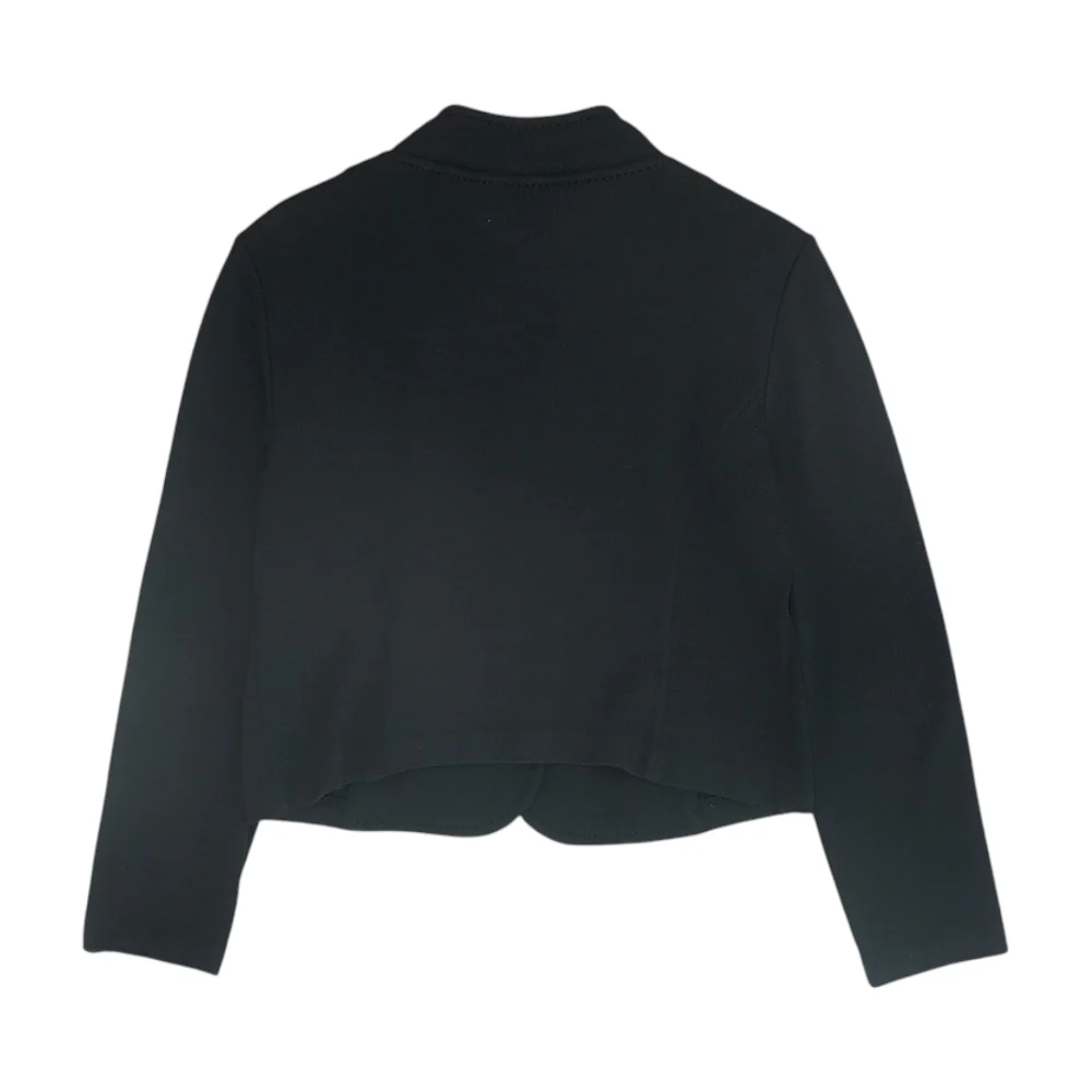 Black Solid Blazer - Image 2