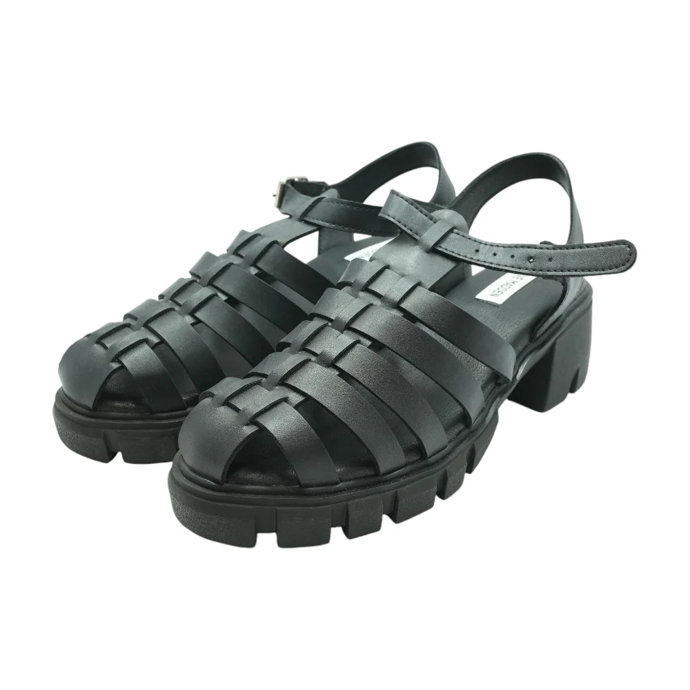 Black Heeled Sandals