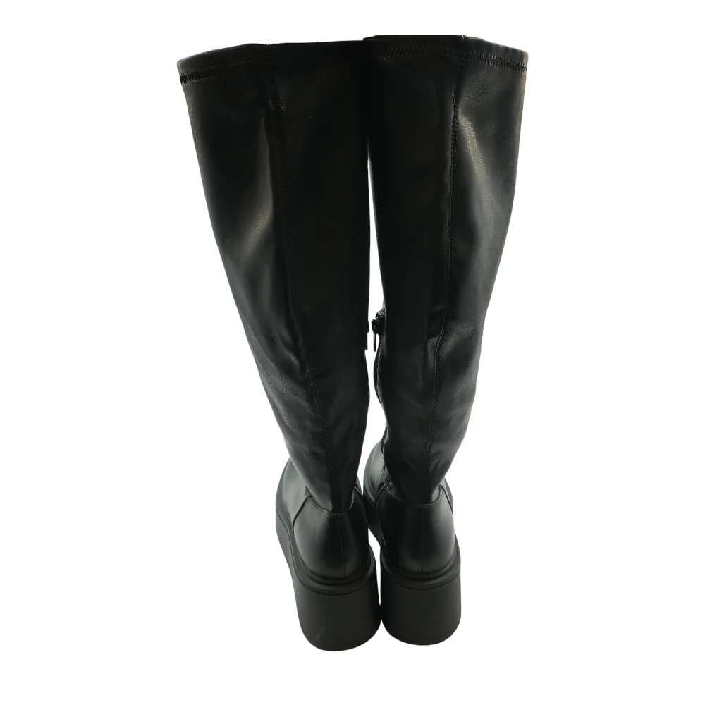 Black Knee-High Boots - Image 2