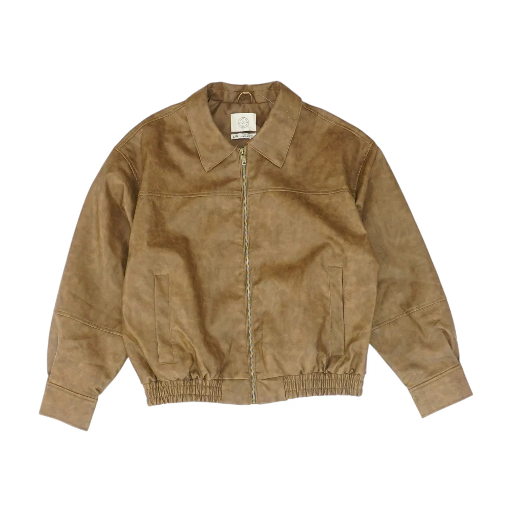 Brown Solid Jacket