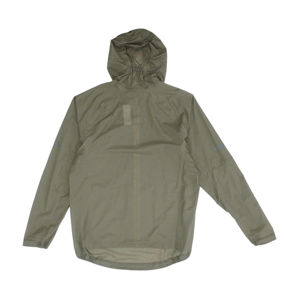 Brown Solid Rain Jacket - Image 2
