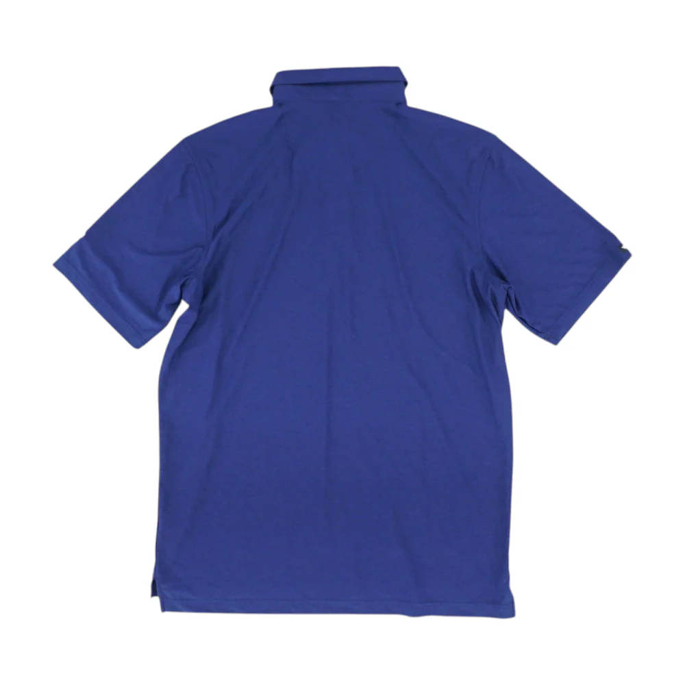 Navy Solid Short Sleeve Polo - Image 2