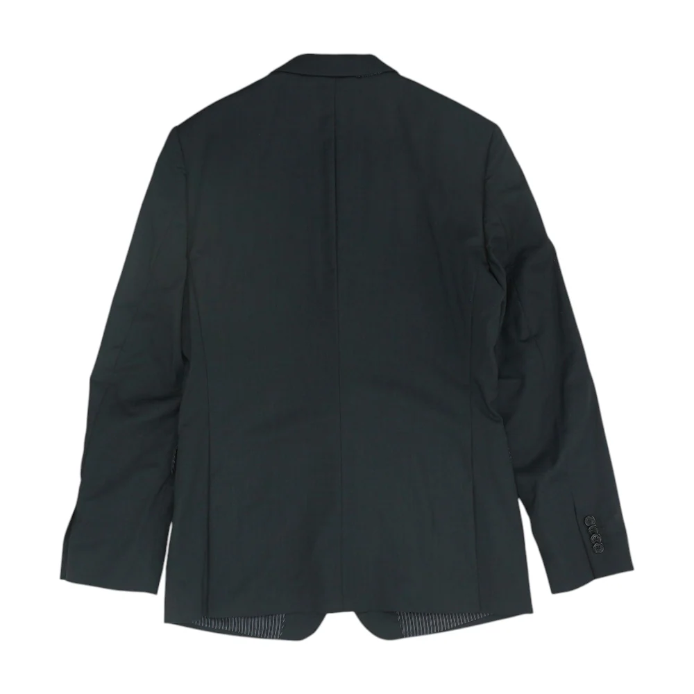 Black Solid Suit Jacket - Image 2