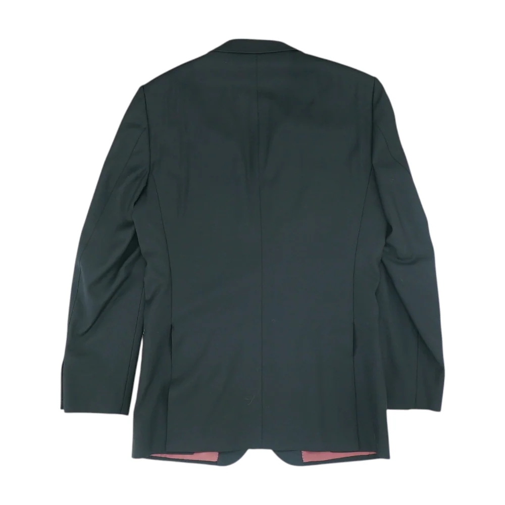 Black Solid Suit Jacket - Image 2