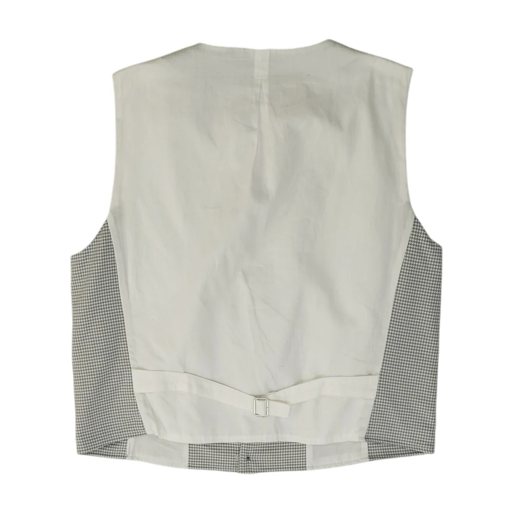 Gray Houndstooth Suit Vest - Image 2