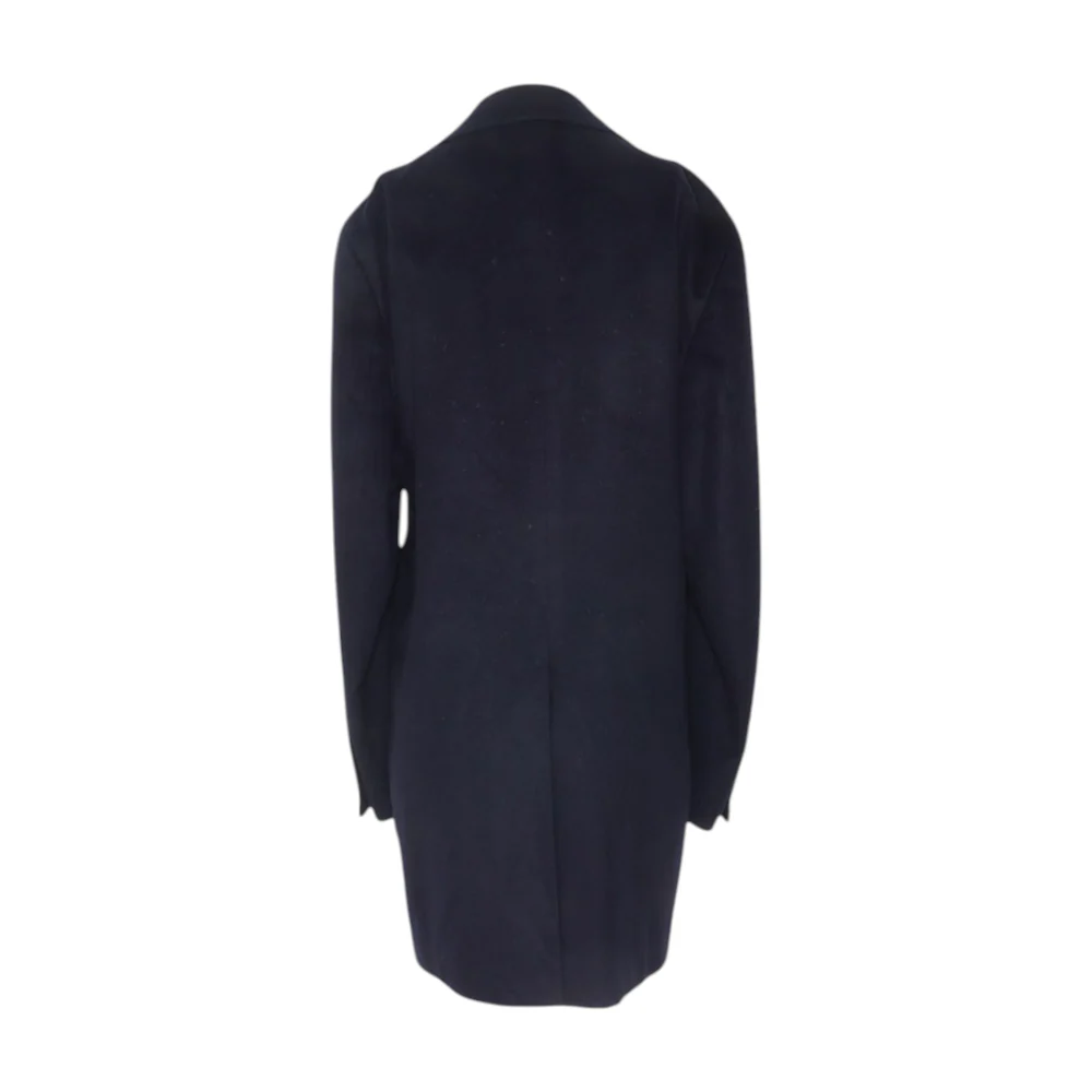 Navy Solid 100% Cashmere Suit Jacket - Image 2