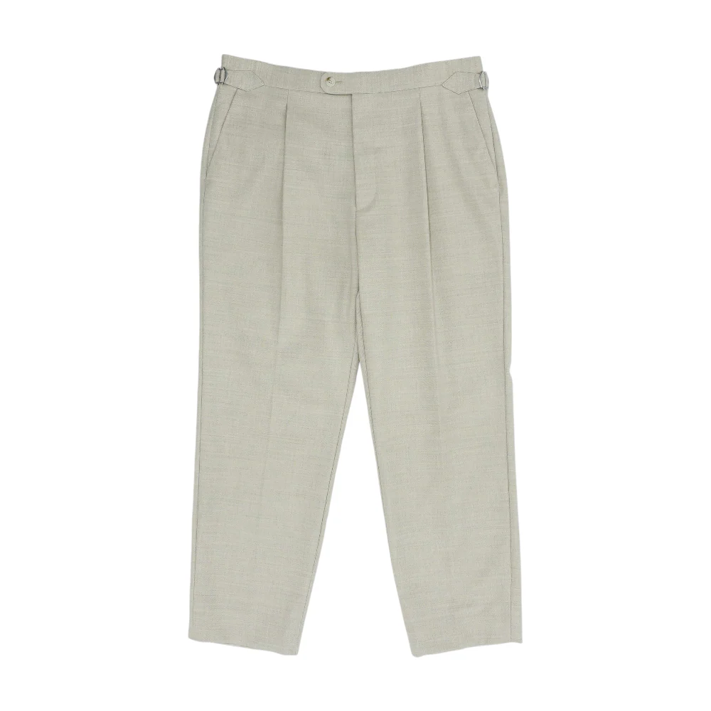 Beige Regular Pants