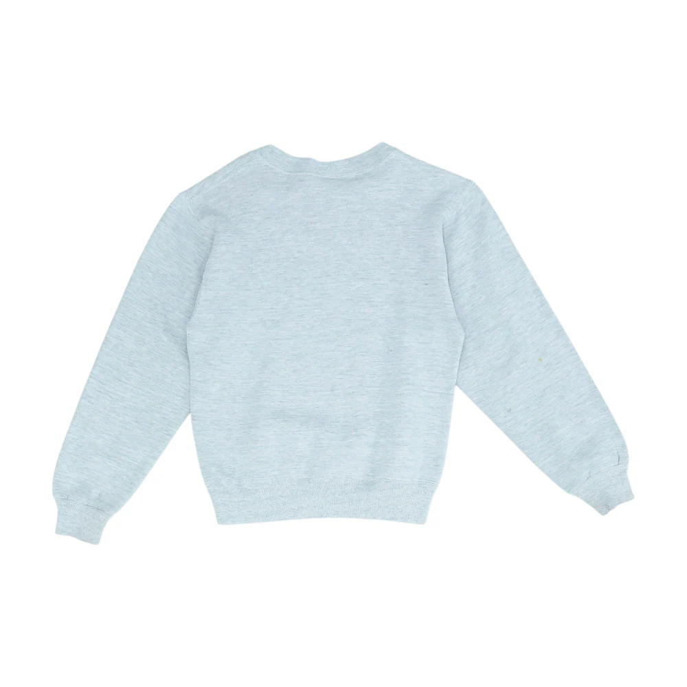 Vintage Gray Kansas State Wildcats Sweatshirt Pullover - Image 2